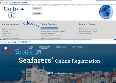 seafarer online registration|Choose Your Registration .